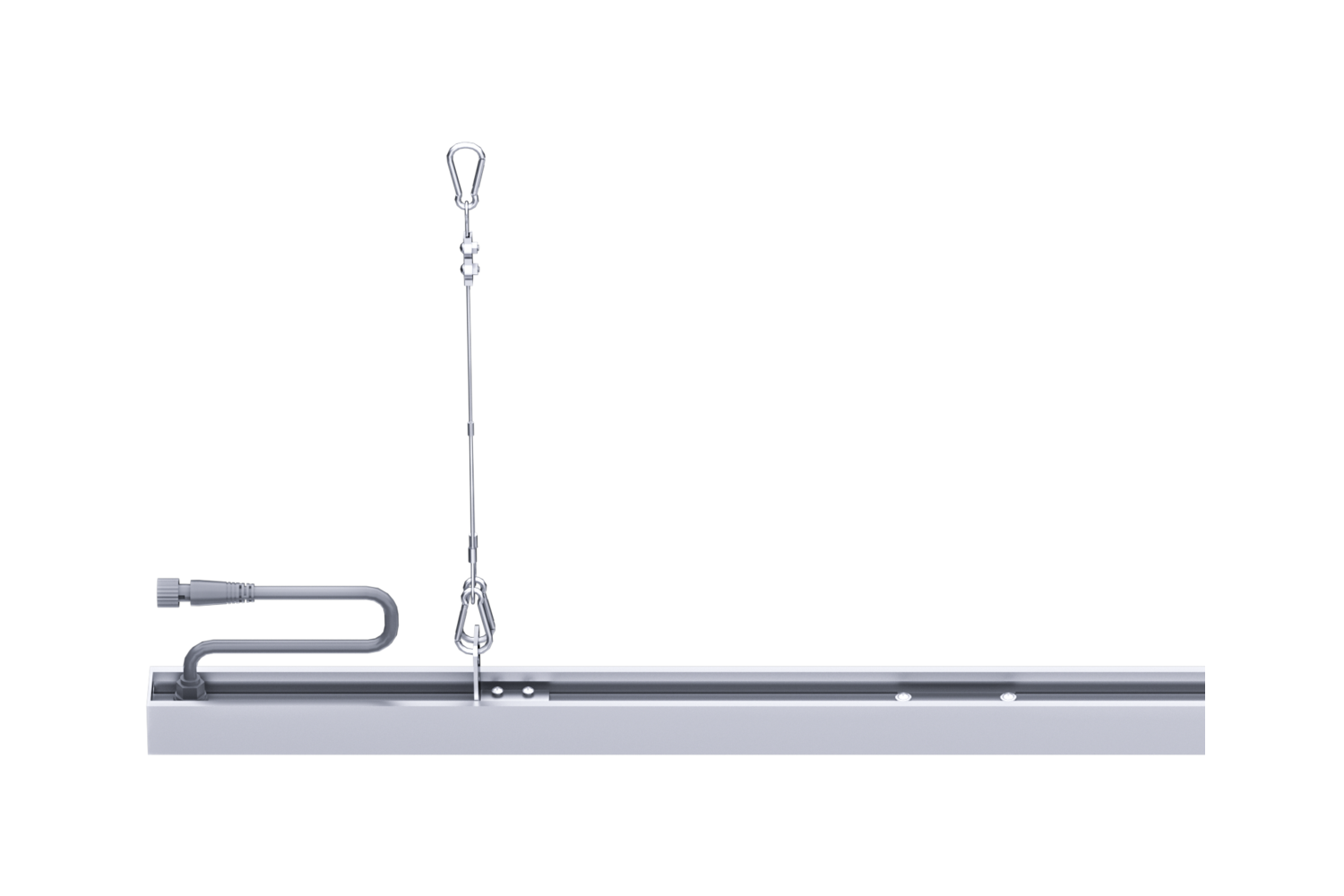 Suspended mounted